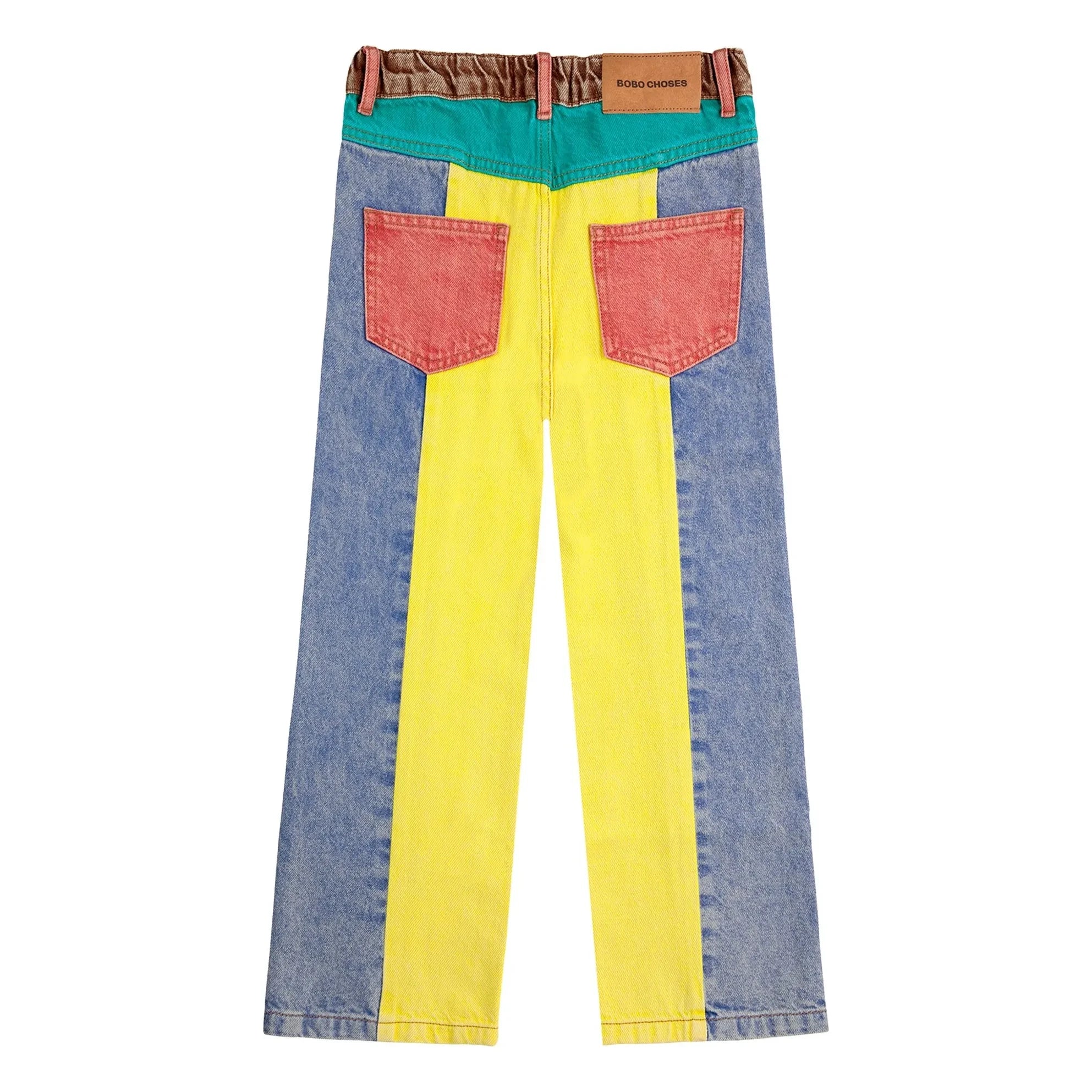 Bobo Choses - Organic Cotton Jeans mit Farbblock | Gelb