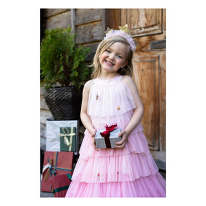 Great Pretenders – Weihnachtsbaumkleid mit Stirnband | Rosa