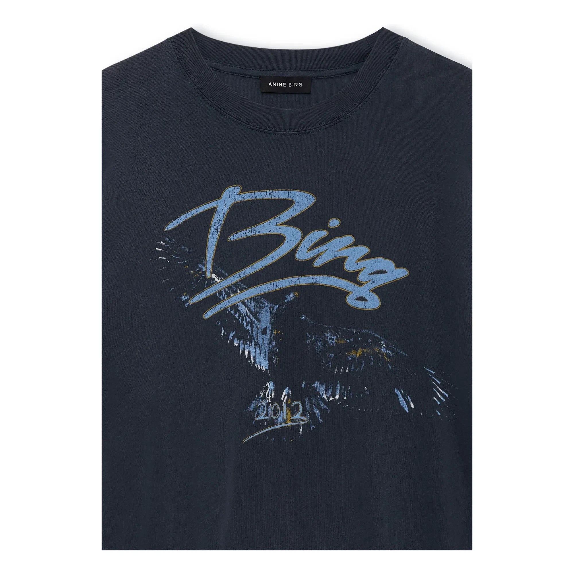 Anine Bing – Kent T-Shirt | Schwarz
