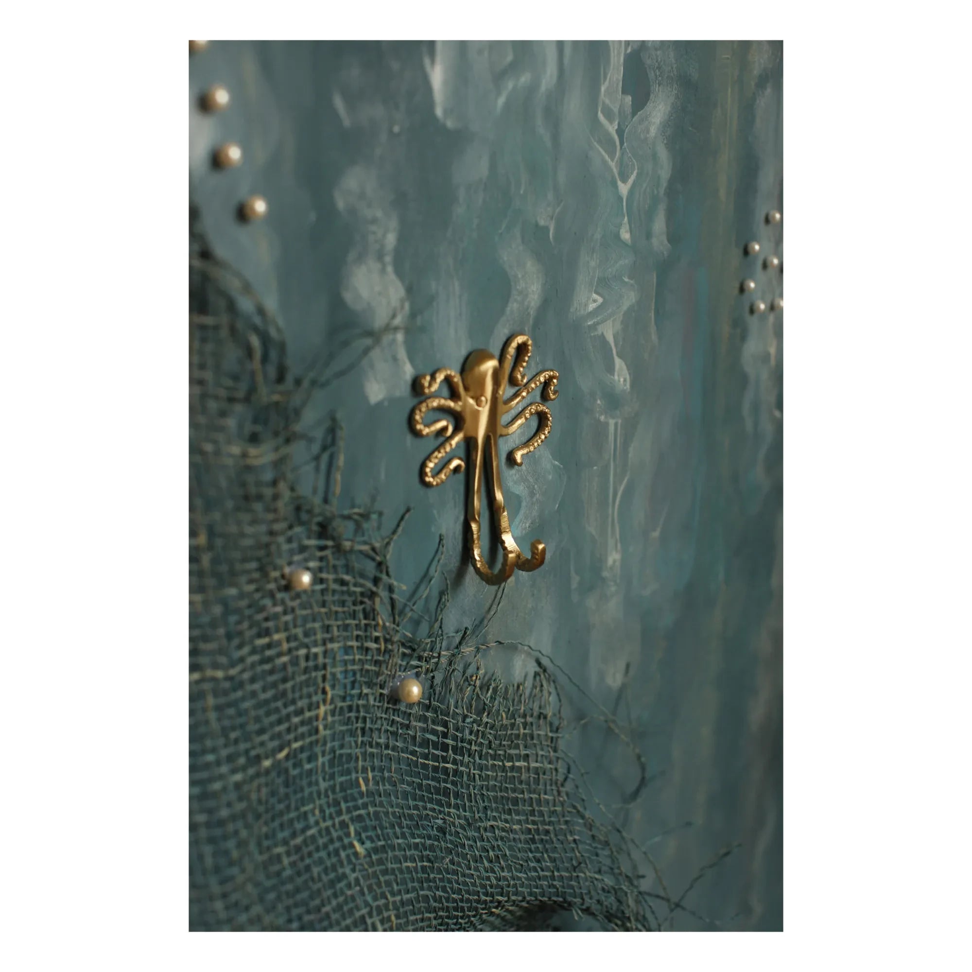 Doing Goods - Ella Octopus Wandhaken aus recyceltem Messing | Gold