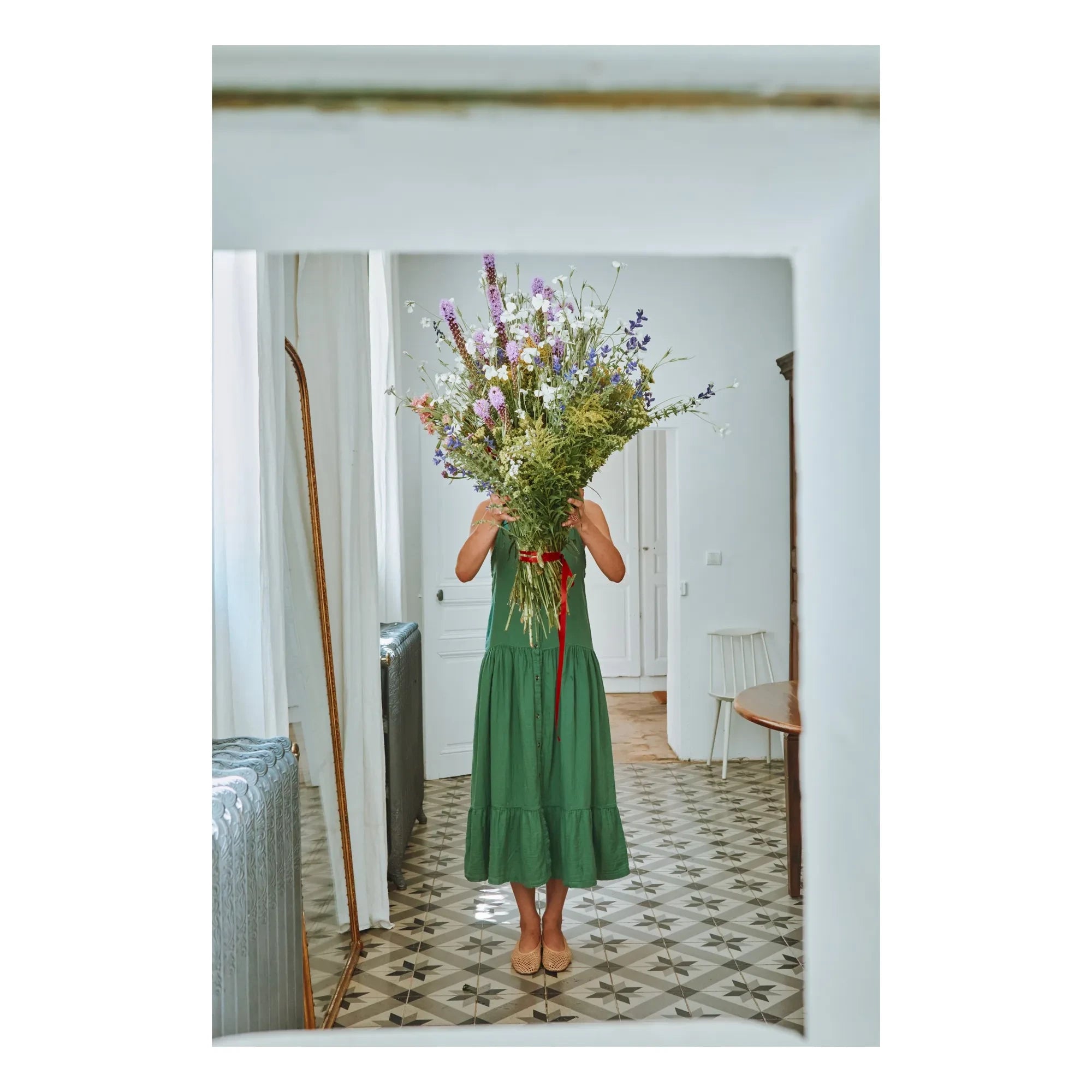 Poudre Organic - Celosie Kleid | Waldgrün