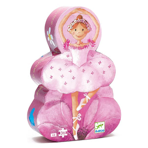Djeco - "Balerin ve Çiçek" Puzzle - 36 Parça