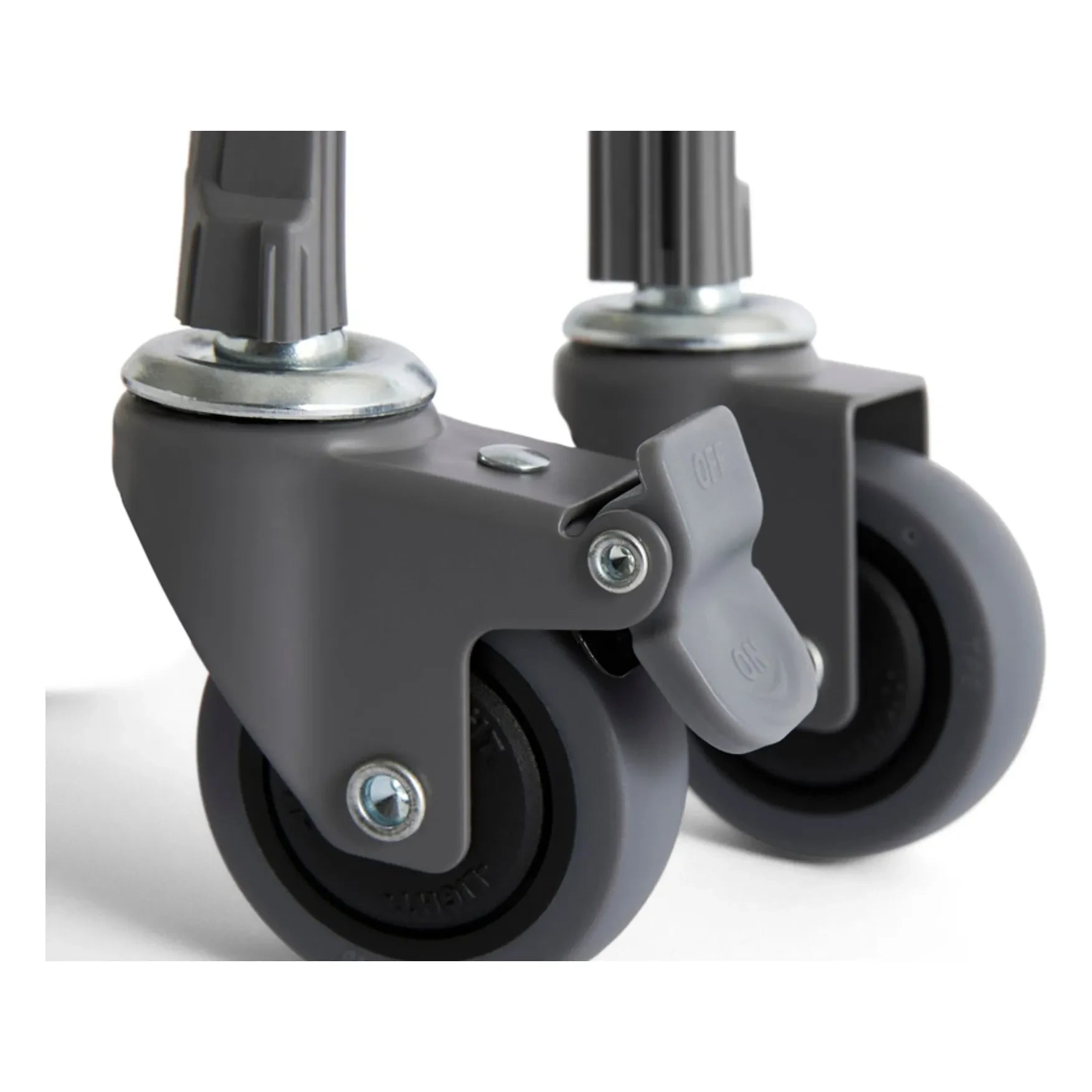 Hay - Crate Rollen für faltbare Kiste - 4er-Set | Grau