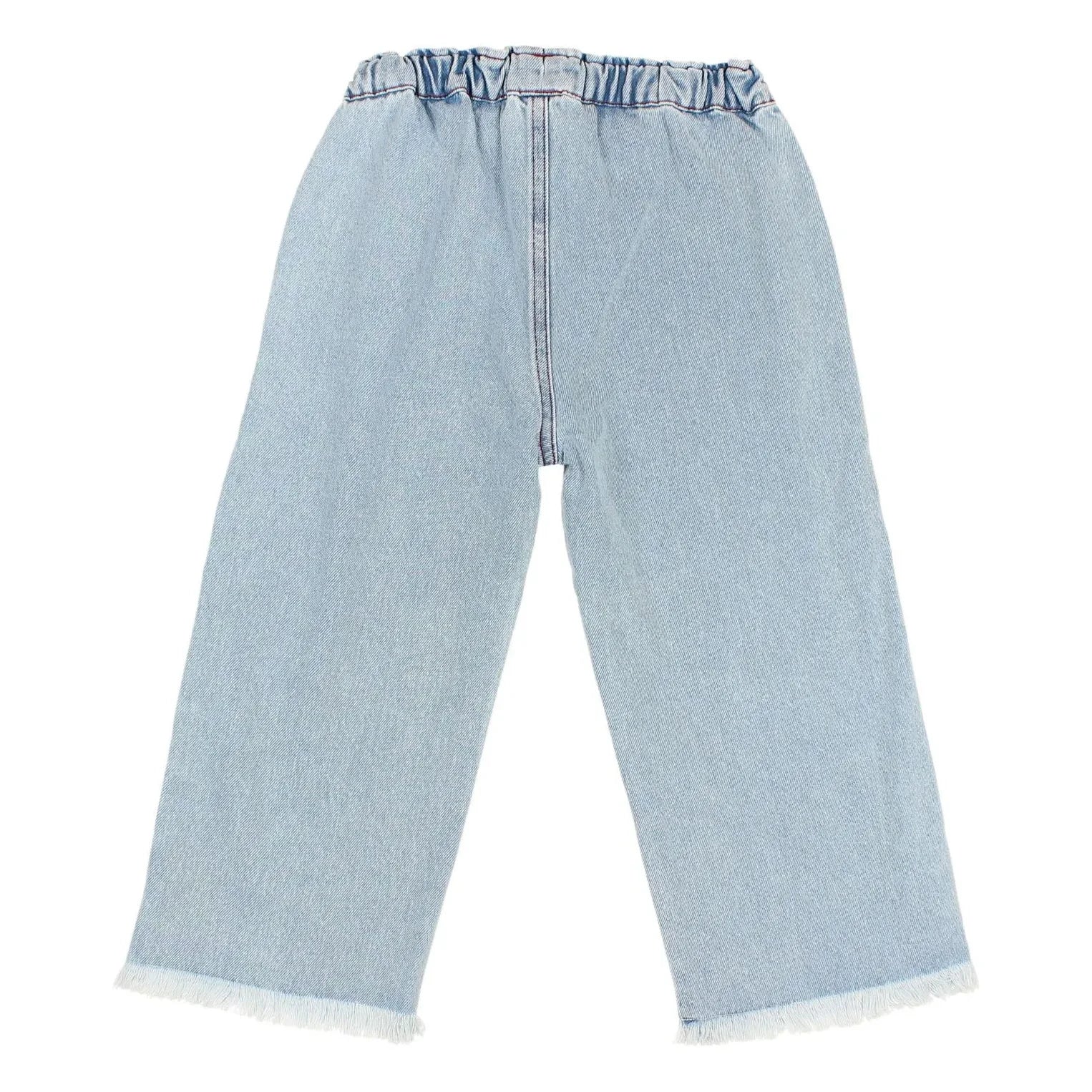 Búho - Links gefärbte, ausgewaschene Jeans | Hellblau