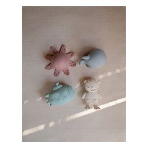 Mushie - Badespielzeug Sealife - 4er-Set