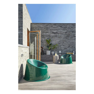 Verpan - Panto Pop Outdoor Lounge Sessel | Dunkelgrün