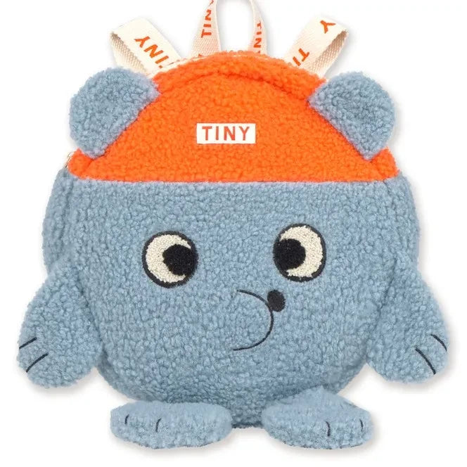Tinycottons – Blauer Teddybär-Rucksack