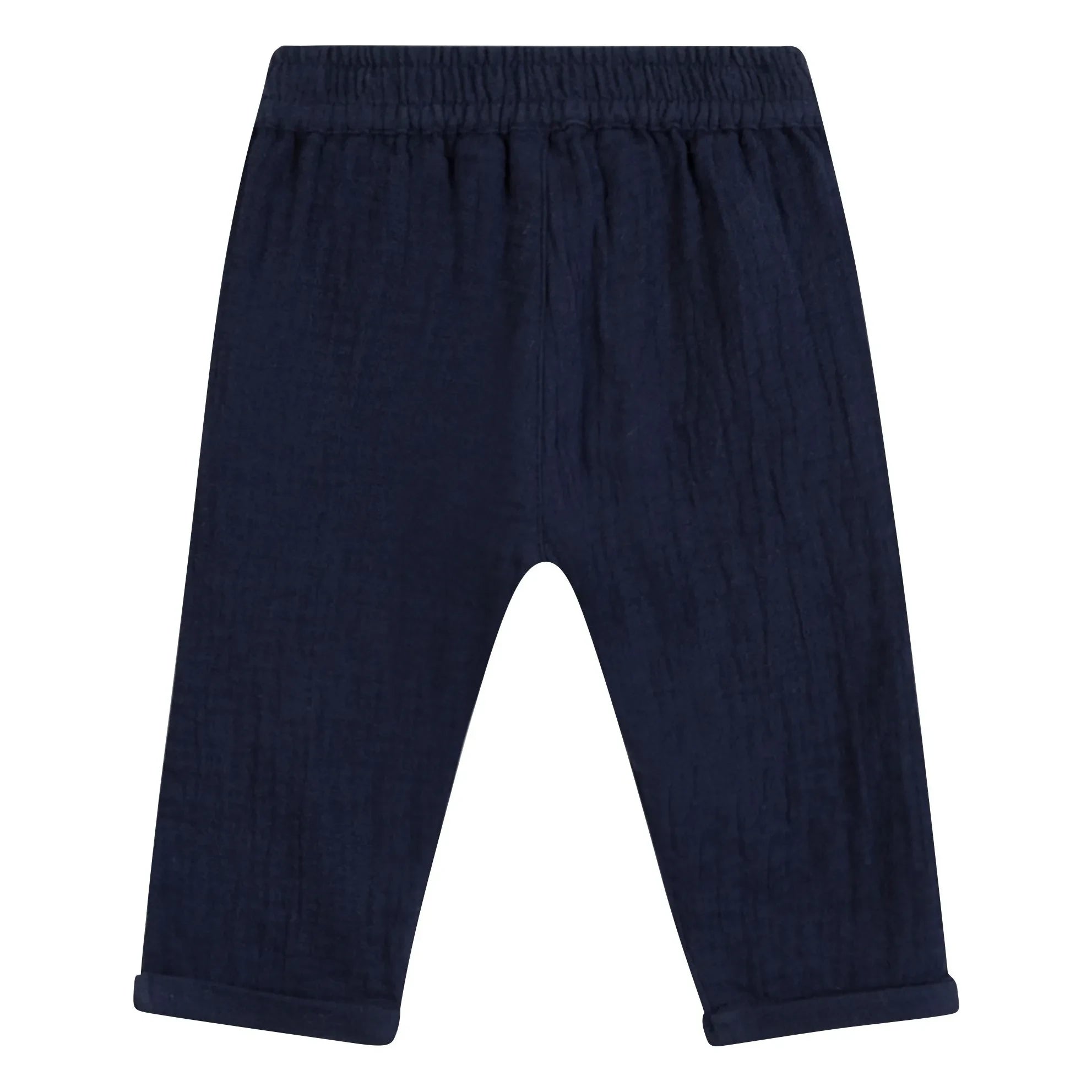 Tartine et Chocolat - Geknöpfte Hose aus Baumwollgaze | Marineblau