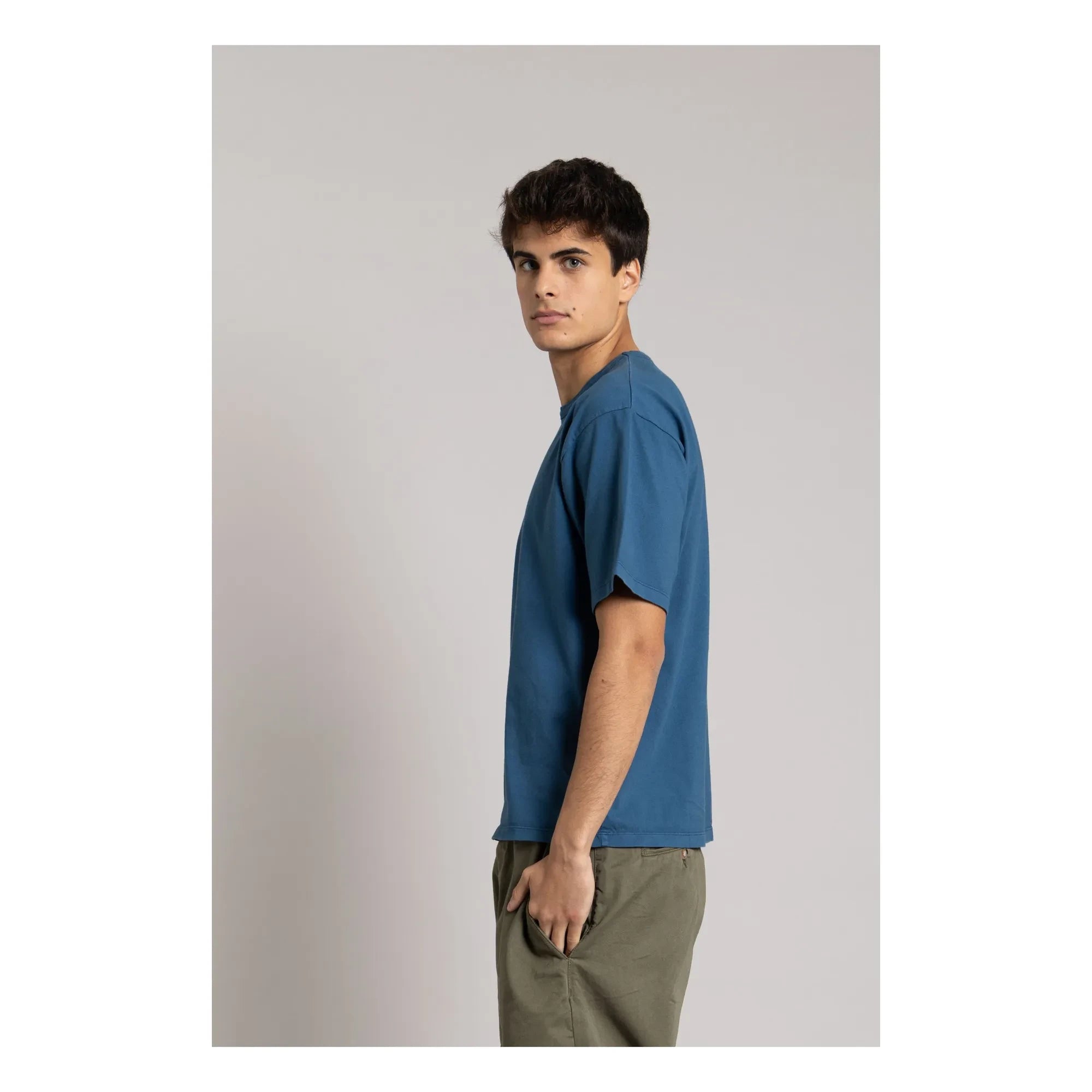 Smallable Man - Solal Bio-Baumwoll-T-Shirt | Blau