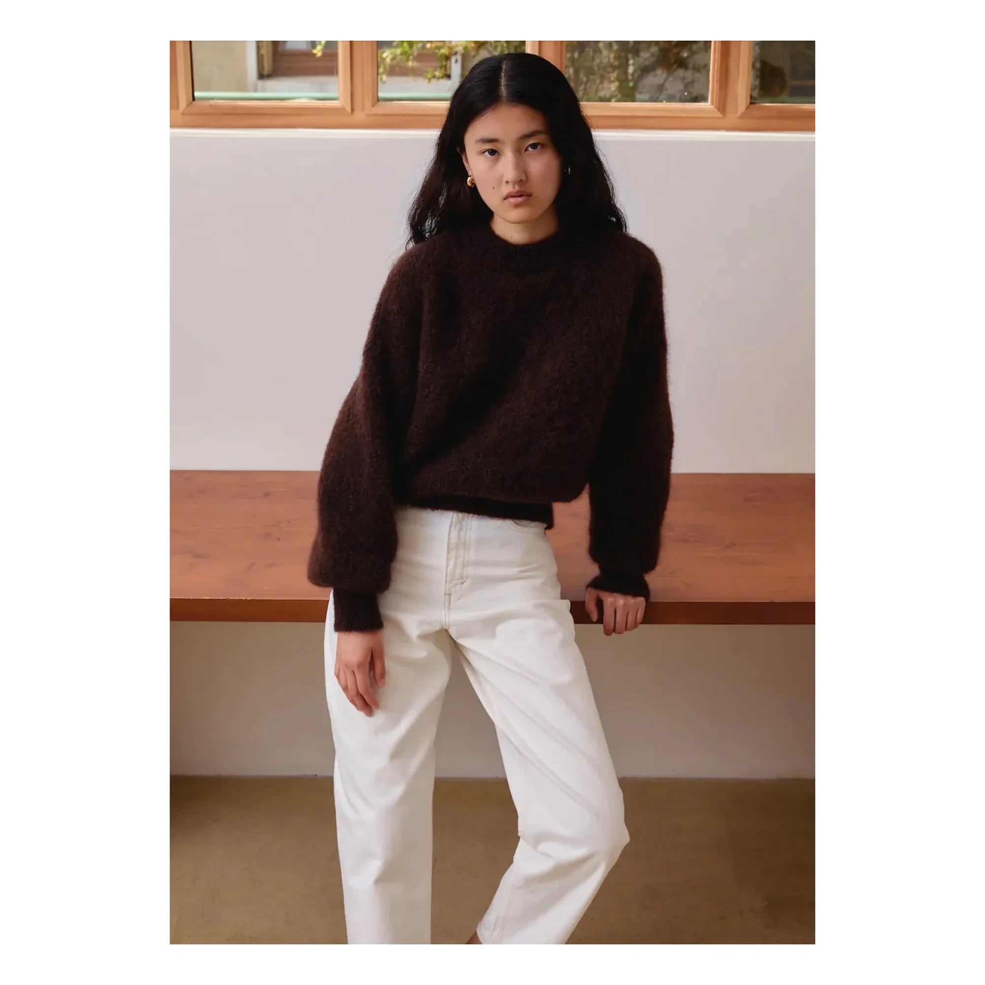 Überraschung Paris – Jane Super Kid Mohairpullover | Schokolade