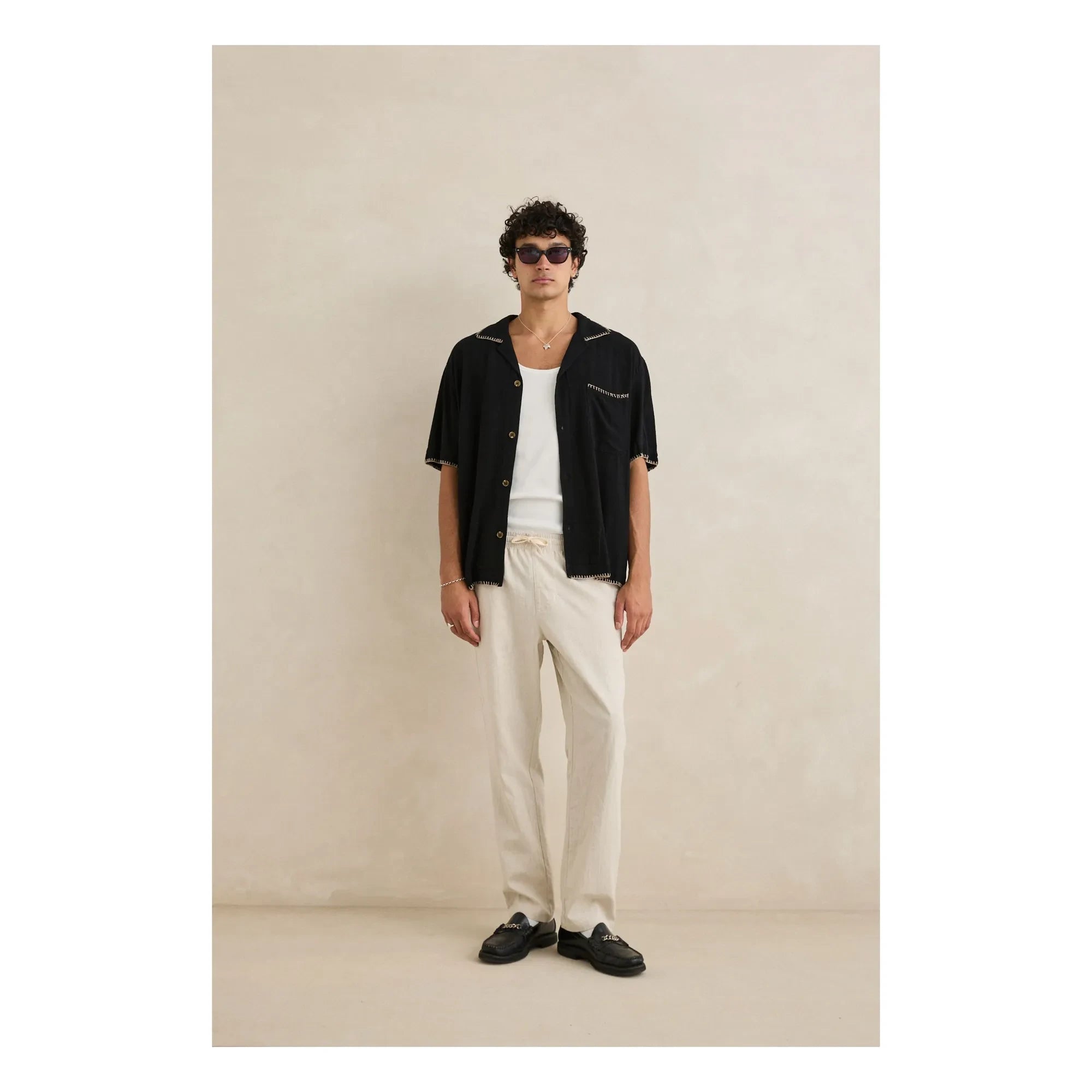 Rhythm - Jam Leinenhose | Creme