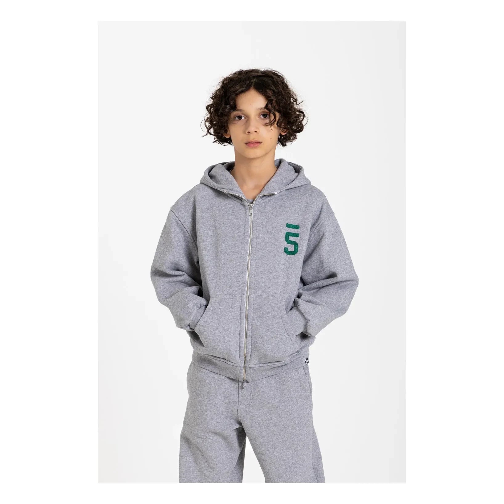 Finger in the nose - Harlan Organik Pamuk Sweatshirt | Gri melanj
