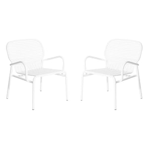 Petite Friture - Wochenende Sessel - 2er Set | Weiß