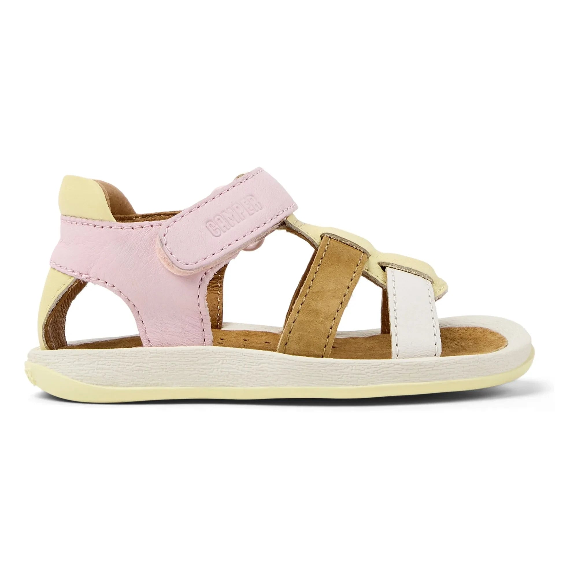 Camper - Bicho Sandalen mit Farbblock für Babys | Rosa