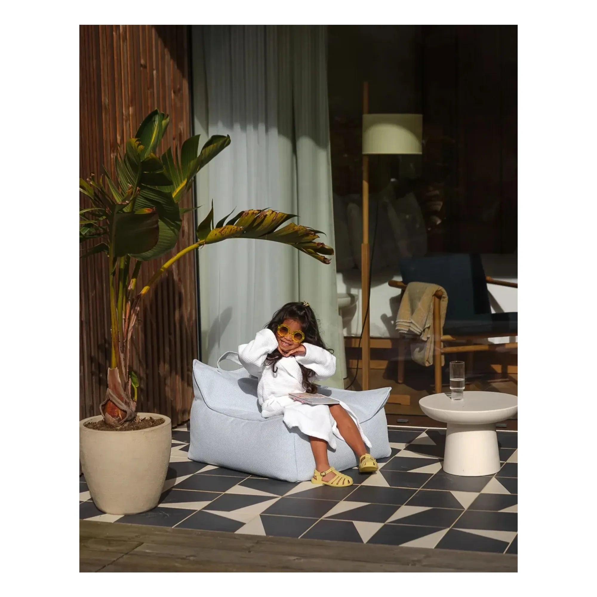Wigiwama - Outdoor-Sitzsack Hellblau