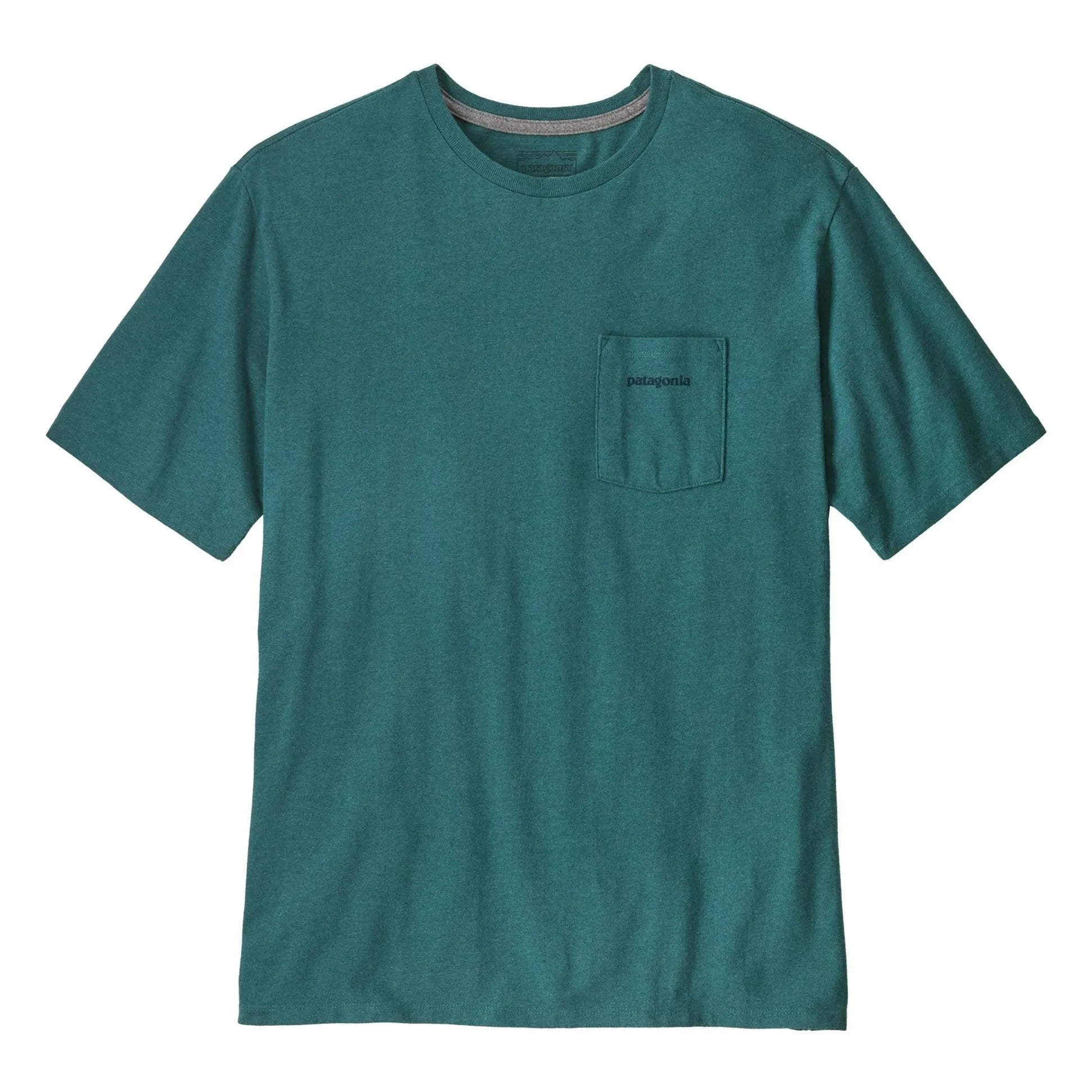 Patagonia - Boardshort Logo Responsibili-T-Shirt aus recycelten Fasern | Pfauenblau