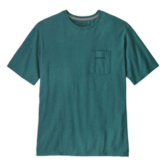 Patagonia - Boardshort Logo Responsibili-T-Shirt aus recycelten Fasern | Pfauenblau