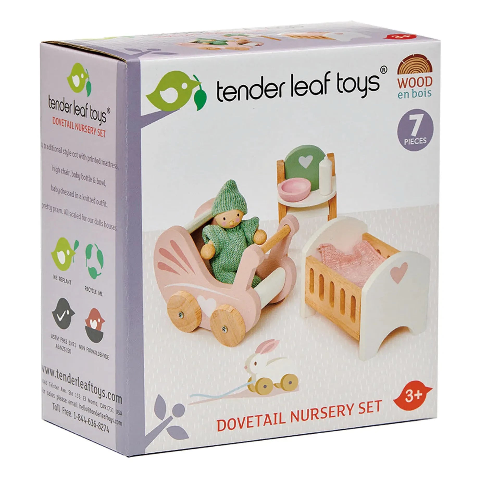 Tender Leaf Toys - Puppenhaus Kinderzimmer Möbelset
