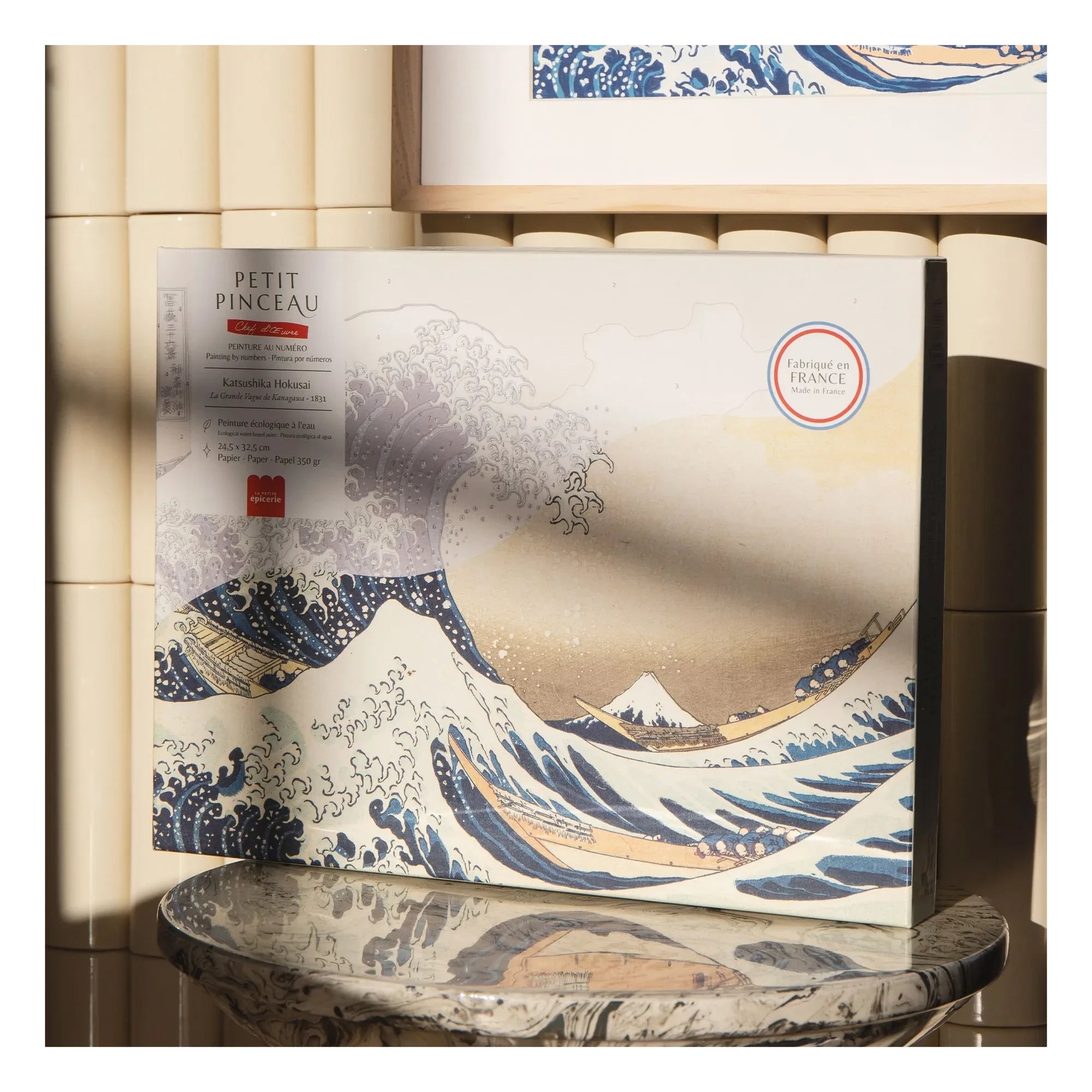 La Petite Épicerie - Malen nach Zahlen Set - Die große Welle von Kanagawa