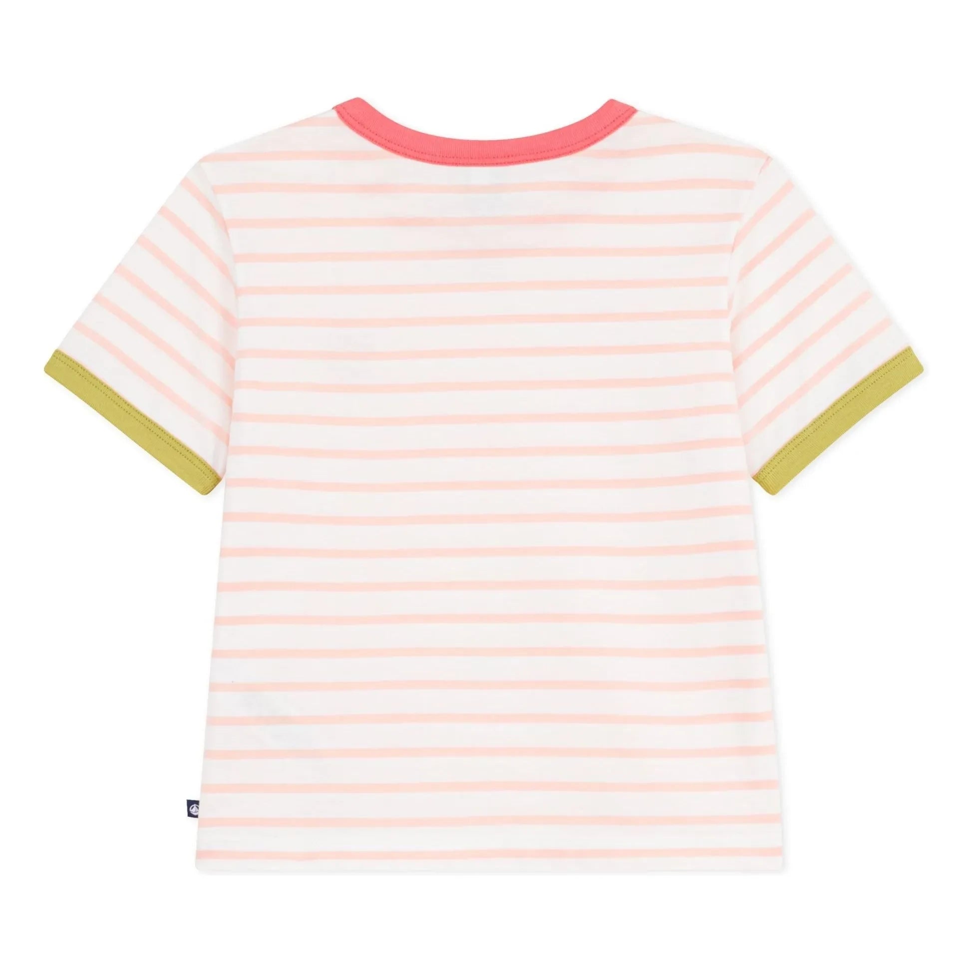 Petit Bateau – Klassisches Ringelshirt | Koralle
