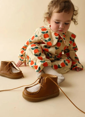 Lazare - Octave Gepolsterter Erste-Schritte-Schuh | Camel