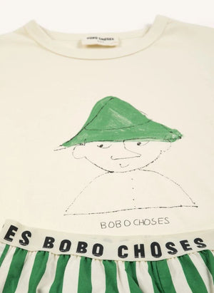 Bobo Choses - Bobo Choses Set aus Bio-Baumwoll-T-Shirt und -Hose | Grün