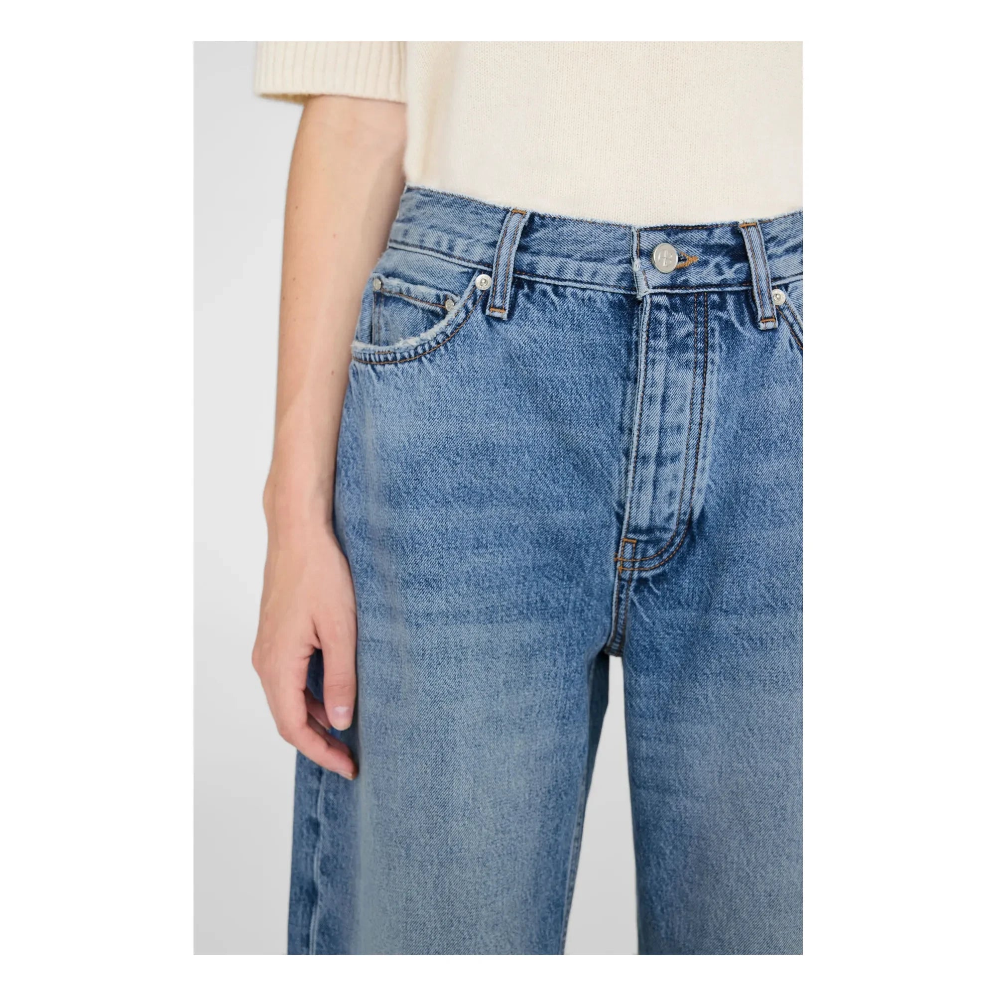 Anine Bing – Jeans Fritz | Washed Blue