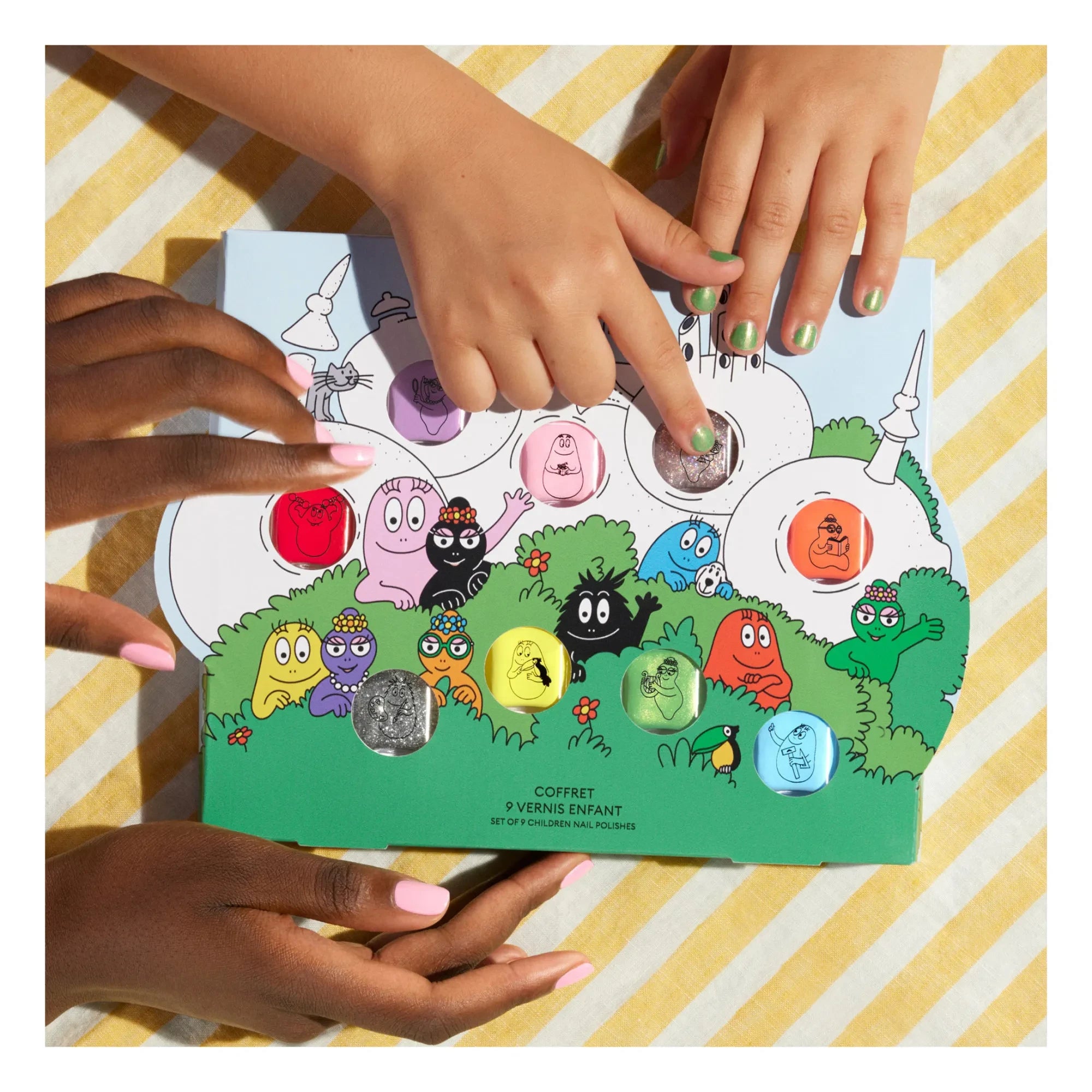 Manucurist - Barbapapa Familie Kinder Nagellack-Set - 9 Nagellacke