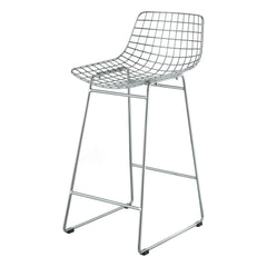 HKliving - Metallbar Taburesi | Krom