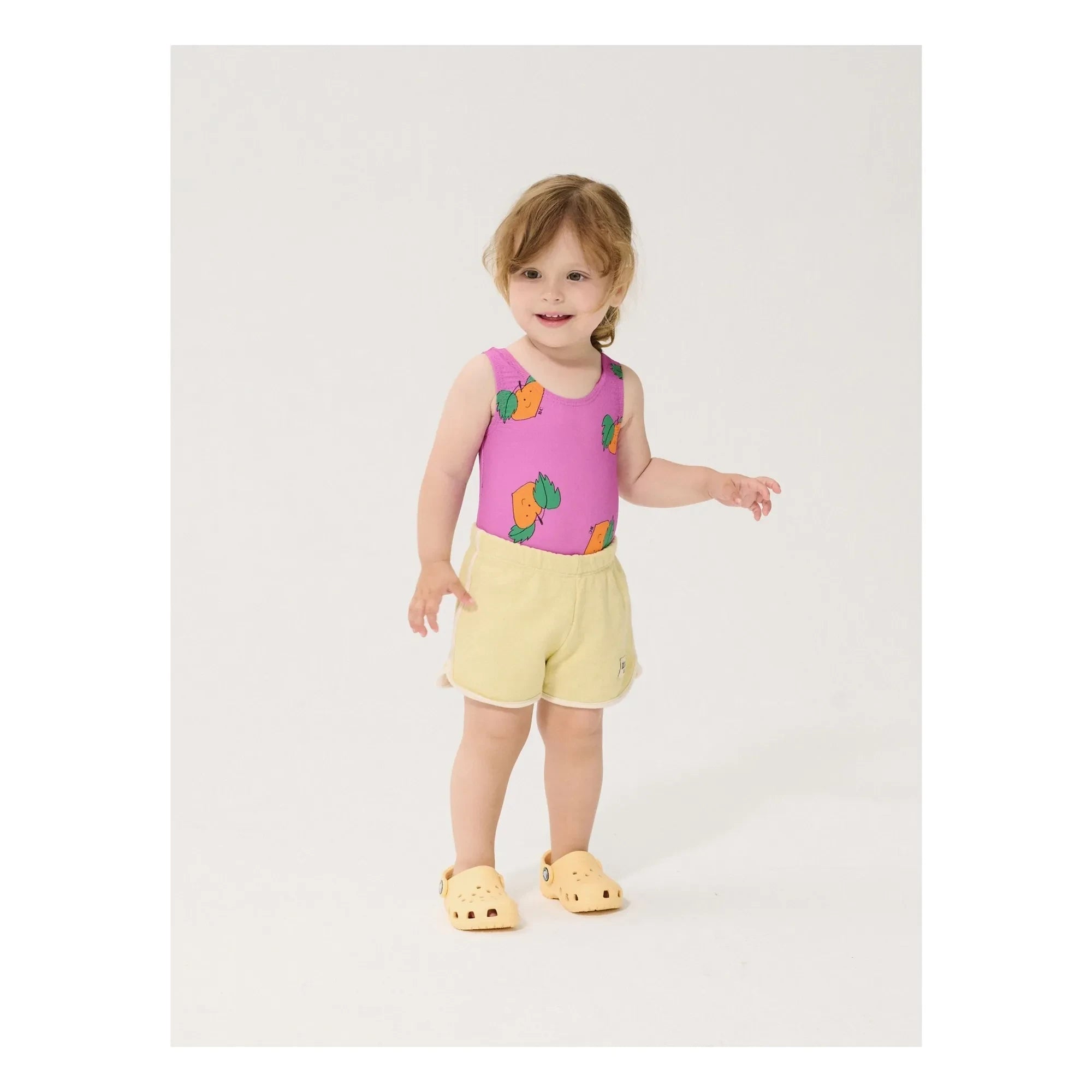 Bobo Choses - Orange Baby-Badeanzug aus recycelter Faser | Lila