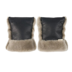 BINIBAMBA - Lammfell-Kinderwagenhandschuhe | Toast