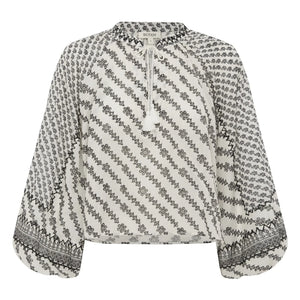 Boteh - Levante Bluse | Grau