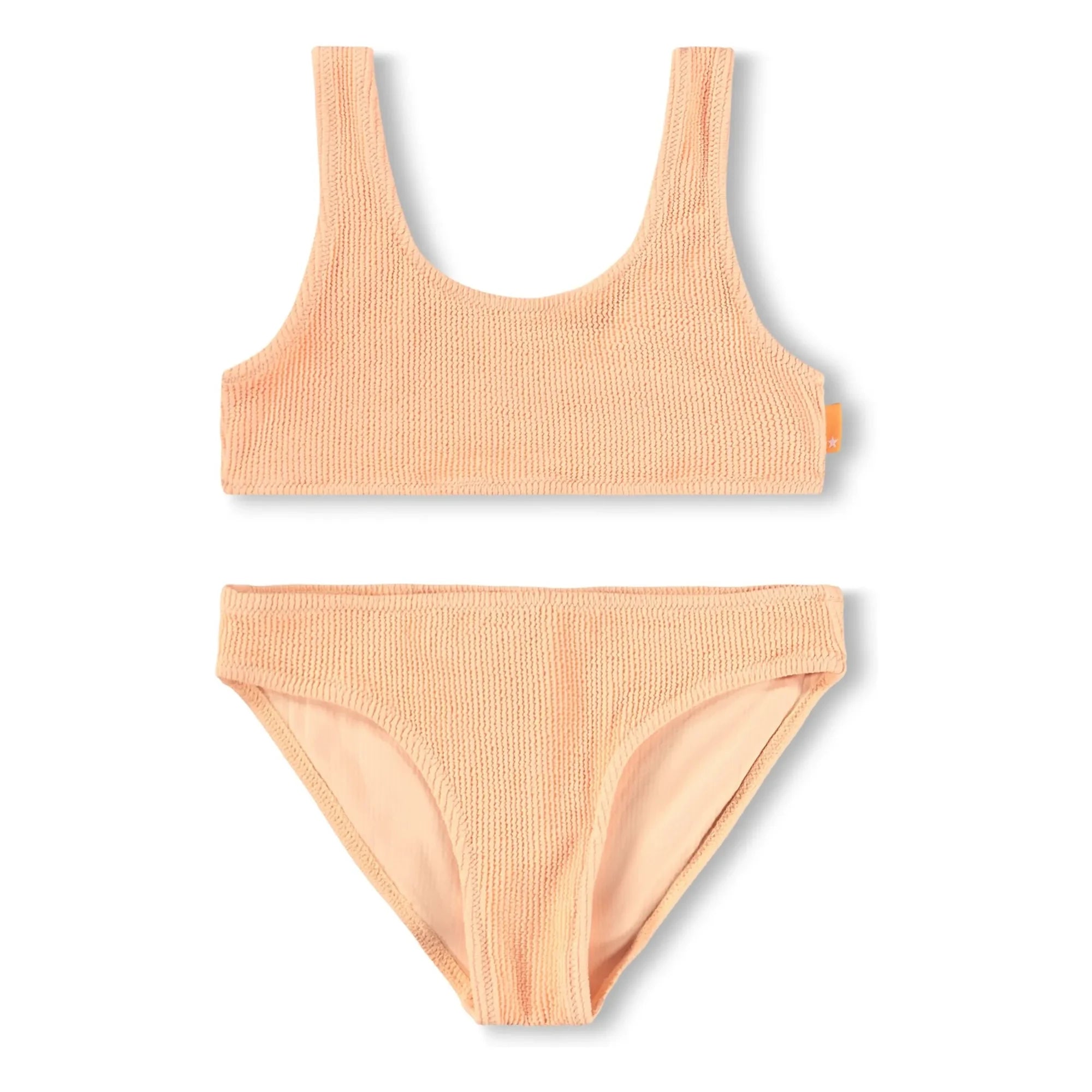 Molo - Gerippte Badehose Nola aus recyceltem Krepp | Orange