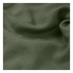 Gütergemeinschaft - Gewaschener Leinenkissenbezug | Khaki