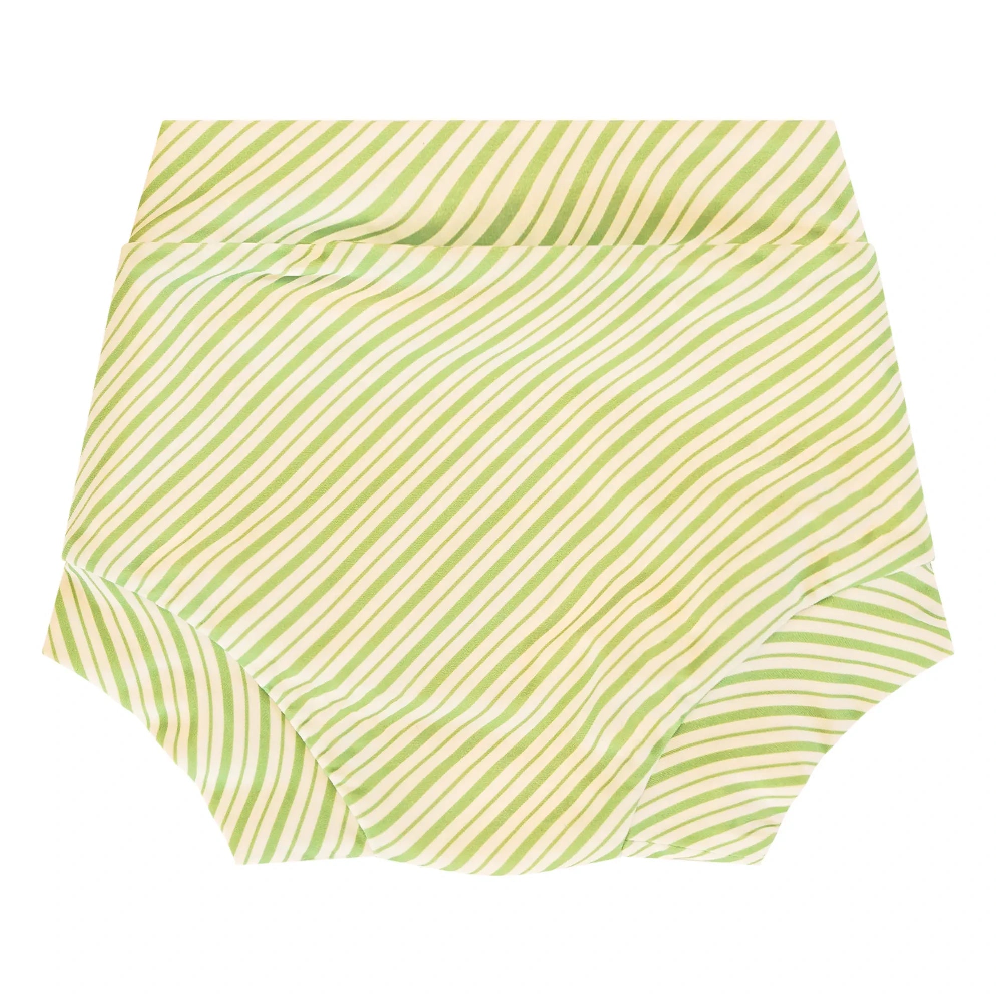Ina Swim – Lumi gestreifte Badeshorts | Grün