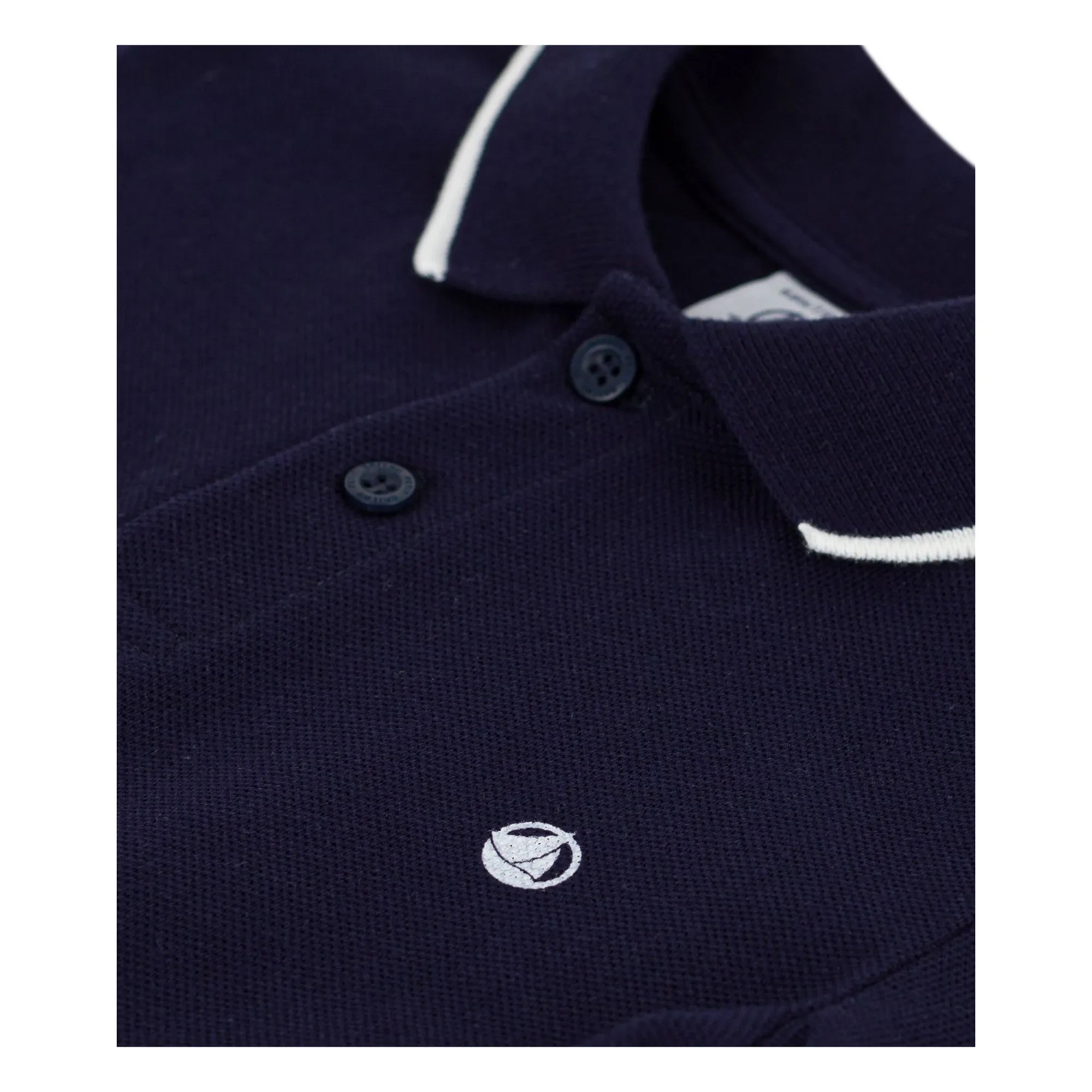 Petit Bateau – Poloshirt aus Bio-Baumwolle | Marineblau