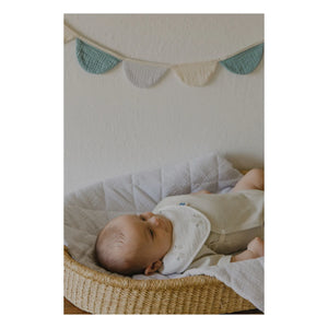 Soft Spot - Dekokette aus Bio-Baumwolle | Hellblau