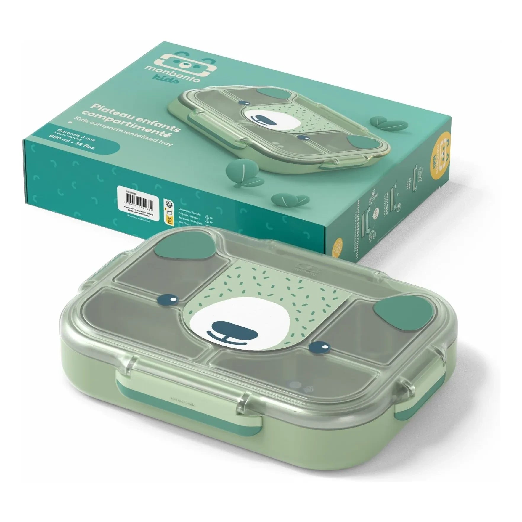 Monbento - MB Wonder Bear Snackbox | Grün