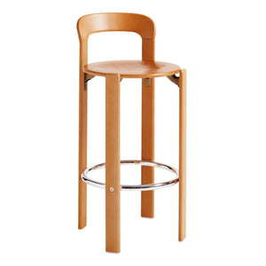 Hay - Rey Lake Holz Barhocker - Bruno Rey | Orange
