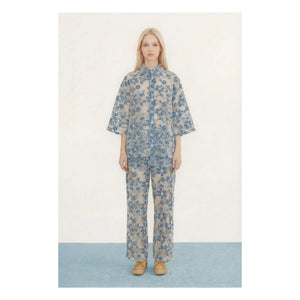 The Tiny Big Sister - Baumwollhemd | Blau