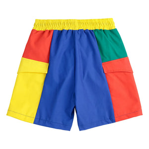 Bobo Choses - Colour-Block-Badeshorts | Blau