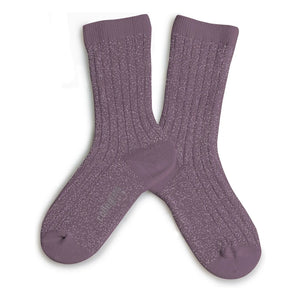 Collégien - Victoire Glitzersocken | Lila
