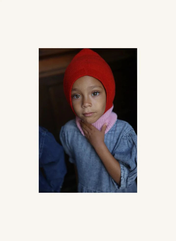 Hvid - Eddy Merino Wolle Balaklava | Rosa