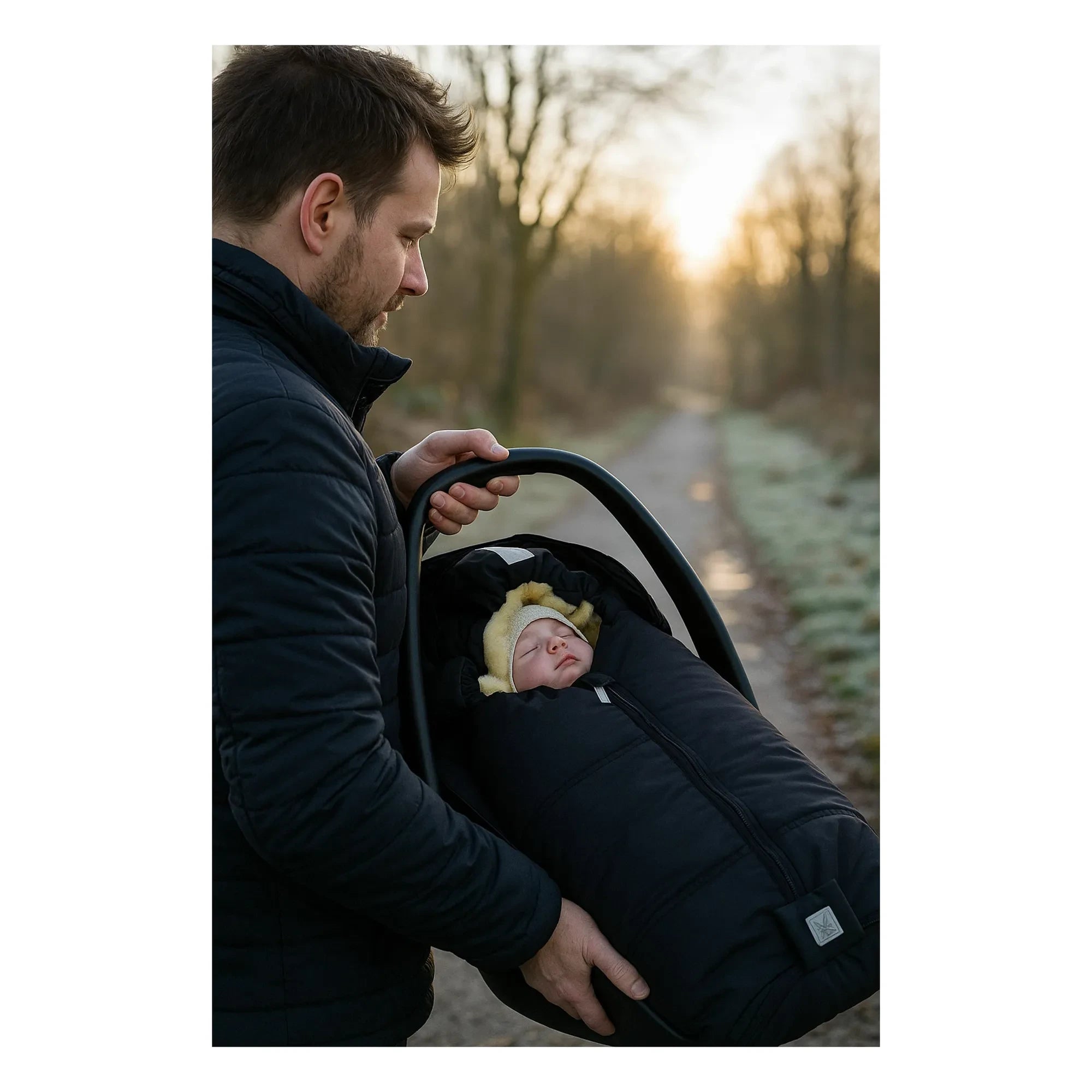 Kaiser - Universal Fußsack für Naadja Babyschale | Schwarz