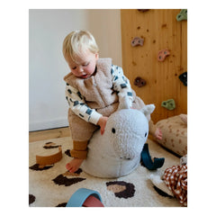 Tante Reine - Fußsack aus Bio-Baumwolle Teddy | Sand