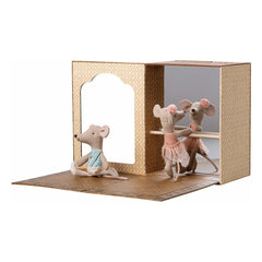 Maileg – Tanzstudio mit der kleinen Schwester- und dem kleinen Bruder-Maus
