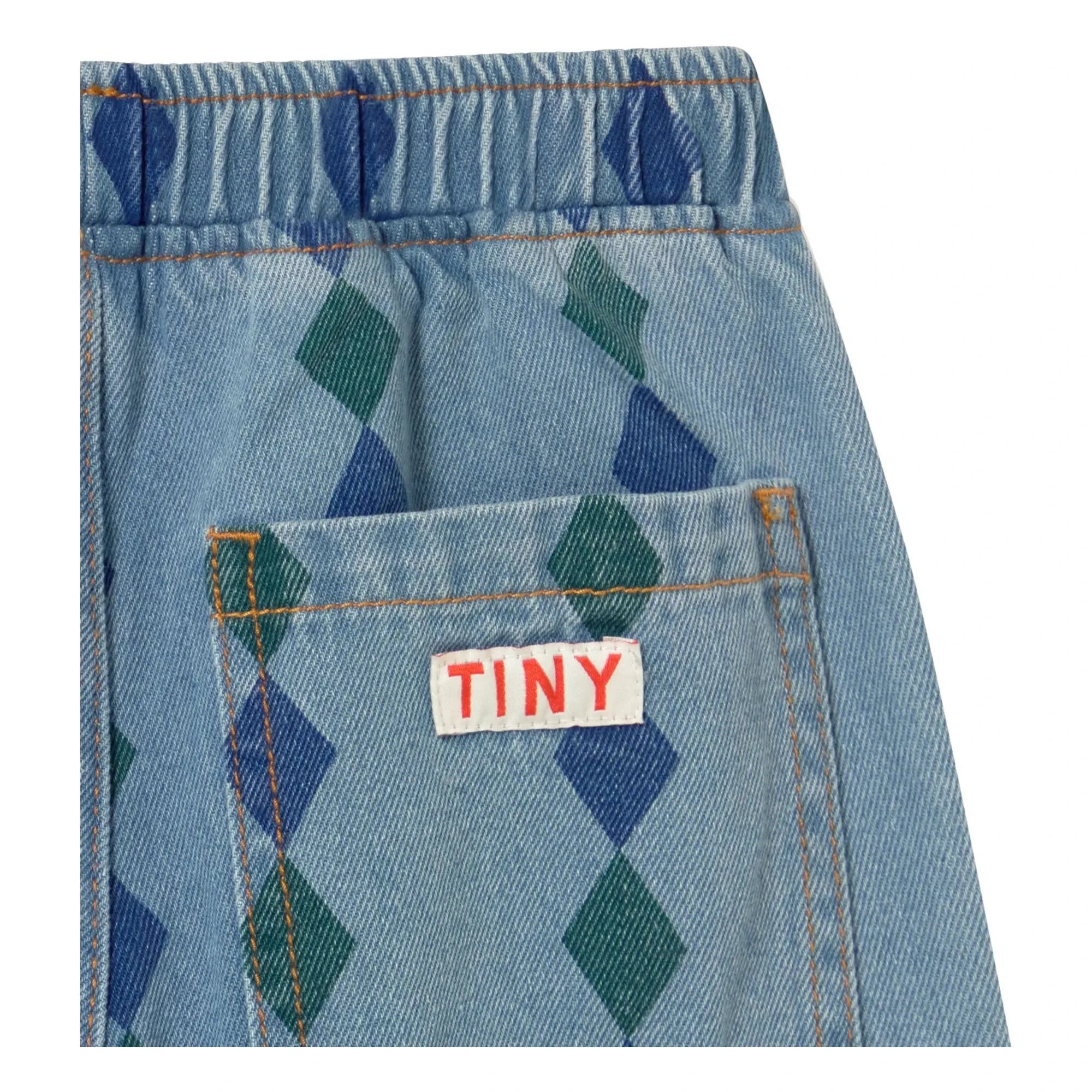 Tinycottons - Losange Bol Kesim Jean | Mavi