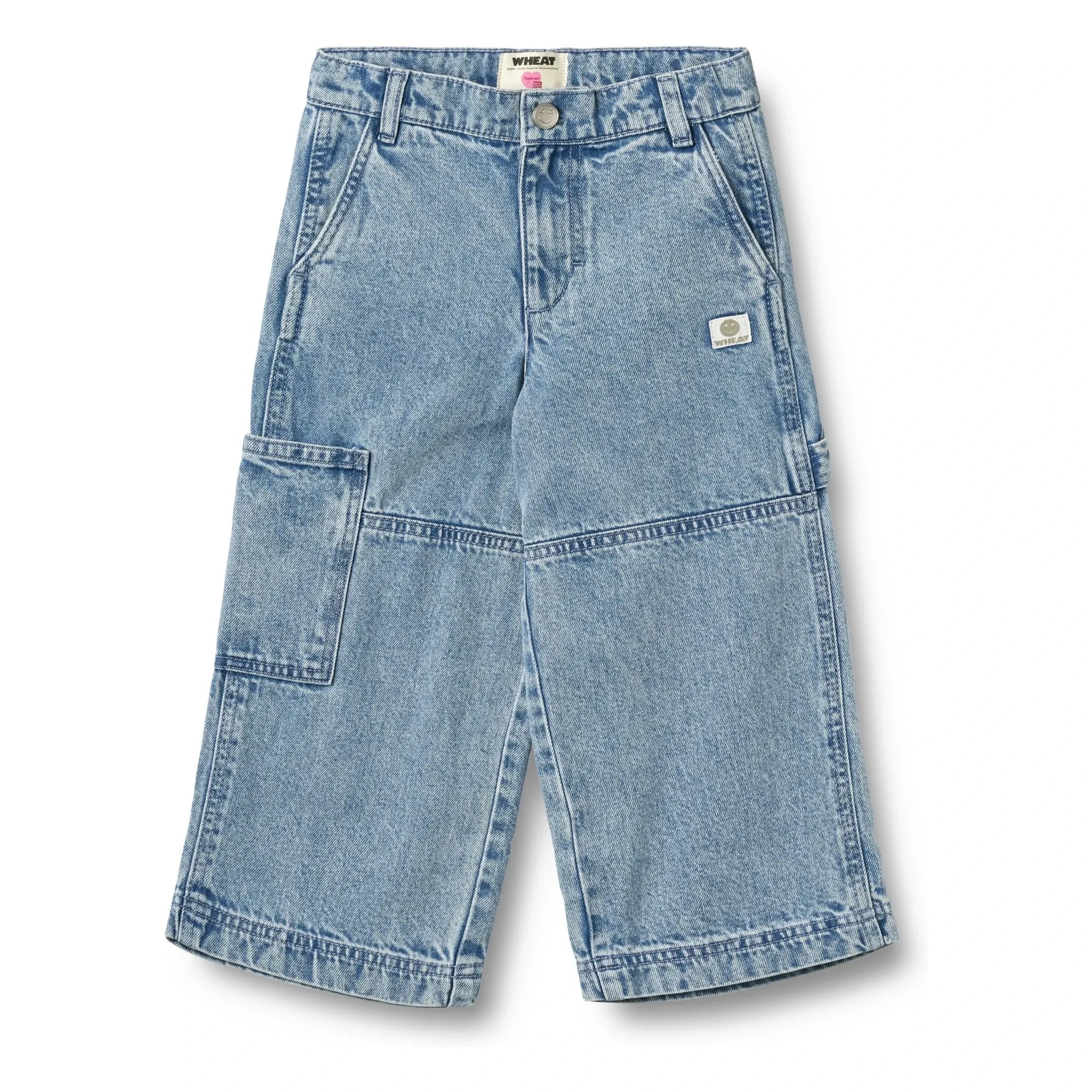 Wheat - Kollaboration Wheat x Pernille Teisbæk - Noppo Bio-Baumwoll-Jeans | Blau