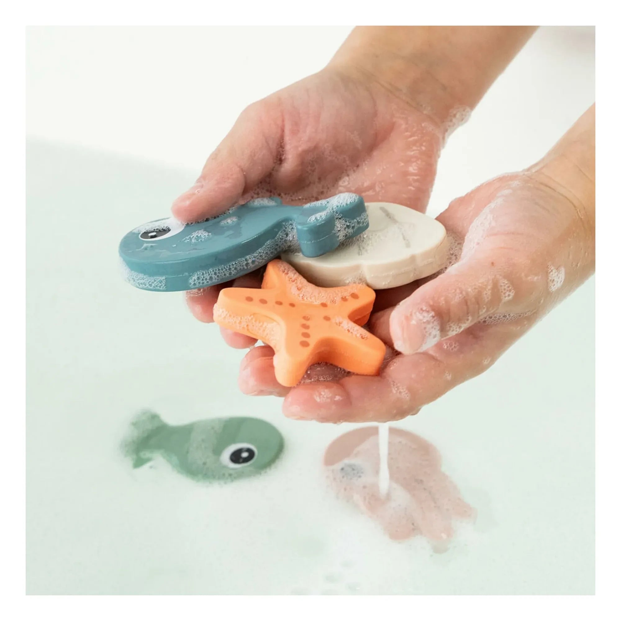 Done by deer - Meeresfreunde Badewannen-Fischfangspiel