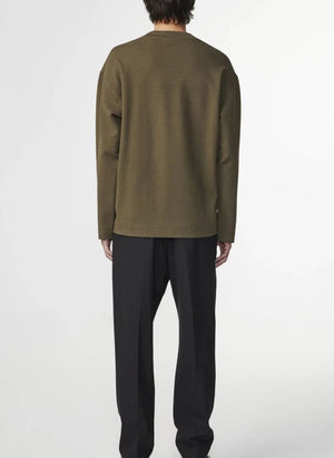 NN.07 - Benja 3530 organische Baumwoll-Sweatshirt | Haki Braun